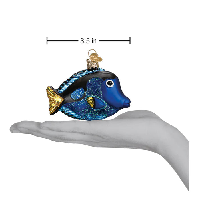 Pacific Blue Tang Old World Christmas Ornament  12504