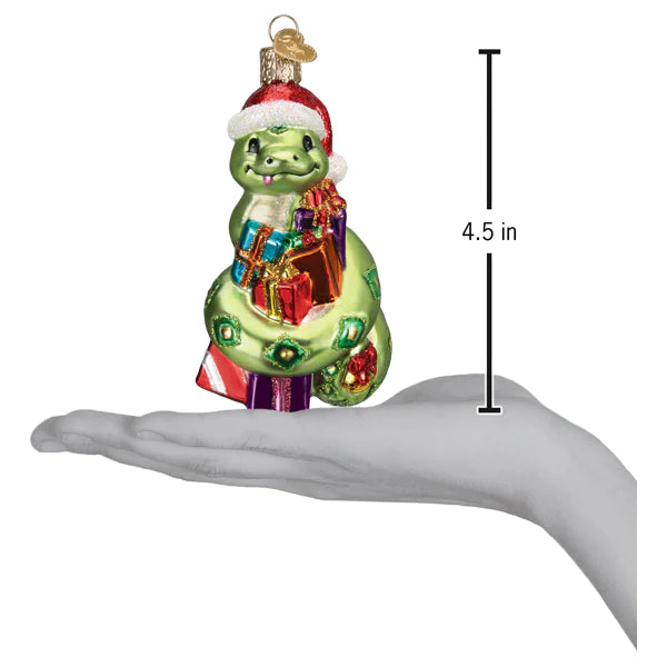 Santa Snake Ornament Old World Christmas  12682