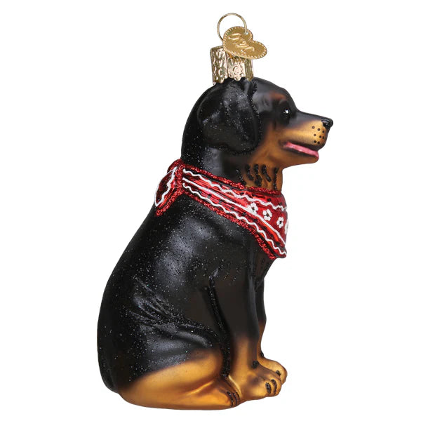 Rottweiler Ornament  Old World Christmas  12696