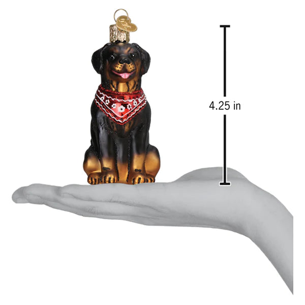 Rottweiler Ornament  Old World Christmas  12696