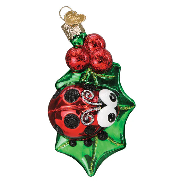 Holly Ladybug Old World Christmas  12708