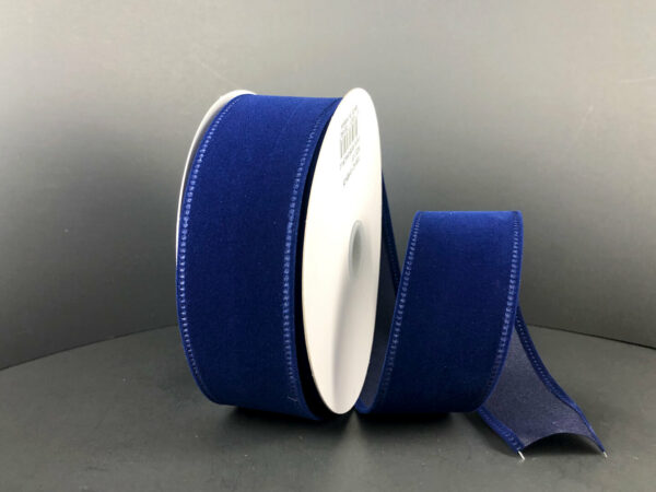 1.5"X10Y Cobalt Blue Velvet Ribbon 131809-25