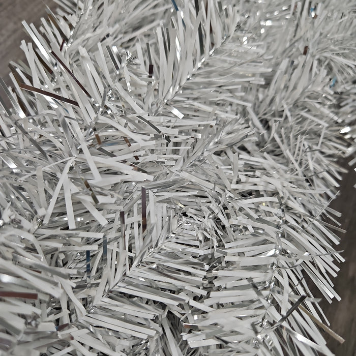 6' Silver Tinsel Christmas Garland 82876-SIL