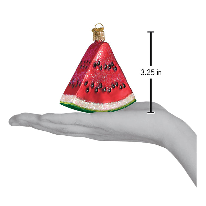 Watermelon Wedge Old World Christmas Ornament 28062