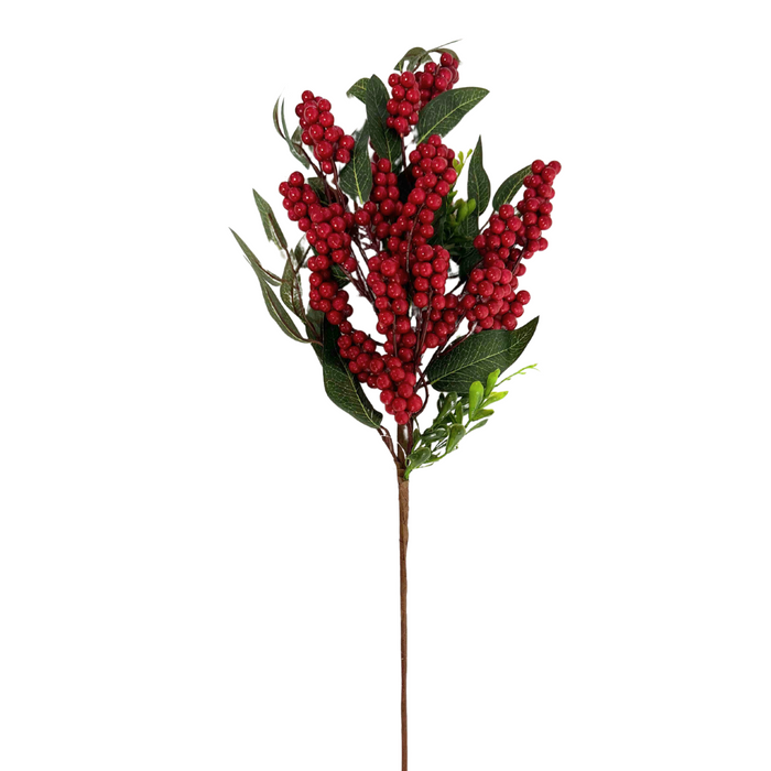 21 In Berry & Mixed Leaves Spray 32069