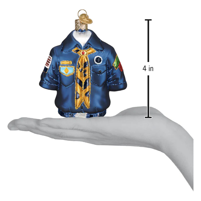 Scout Uniform Ornament  Old World Christmas 32416