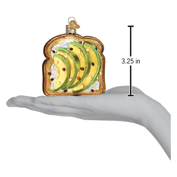 Avocado Toast Old World Christmas Ornament 32442