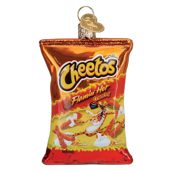 Flamin' Hot Cheetos Old World Christmas Ornament 32592