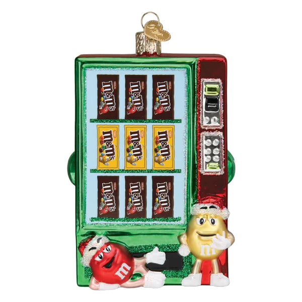 M  & M's Vending Machine Old World Christmas Ornament 32607