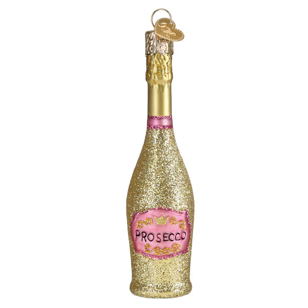 Prosecco Bottle Old World Christmas Ornament 32643