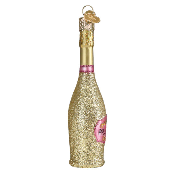 Prosecco Bottle Old World Christmas Ornament 32643