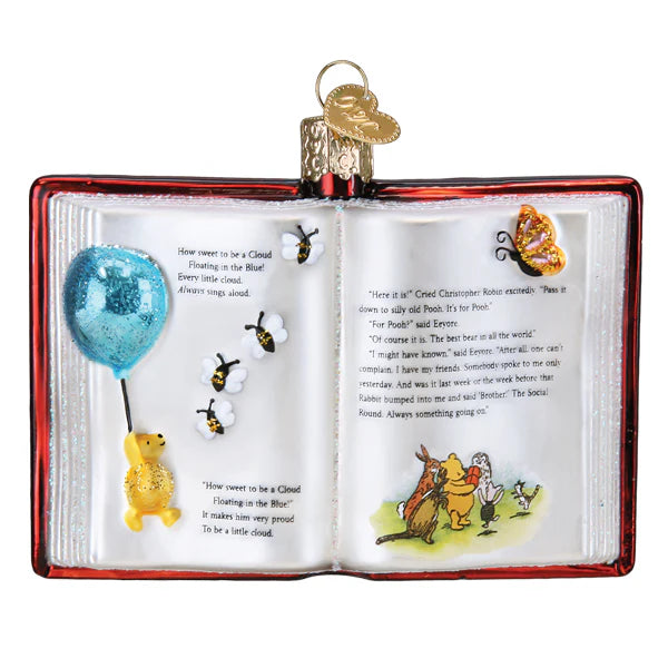 Winnin-the-Pooh Book Old World Christmas Ornament 32661