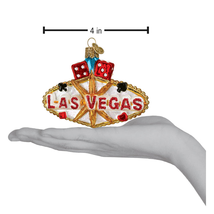 Las Vegas Sign Ornament Old World Christmas Ornament 36149