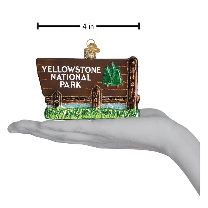 Yellowstone National Park Old World Christmas Ornament 36173