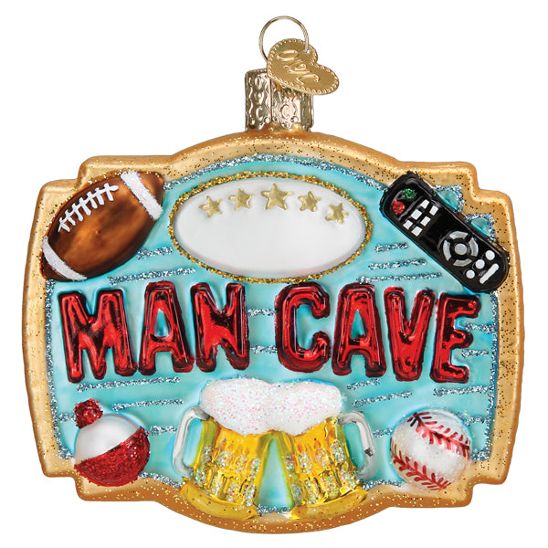 Man Cave Old World Christmas Ornament 36332