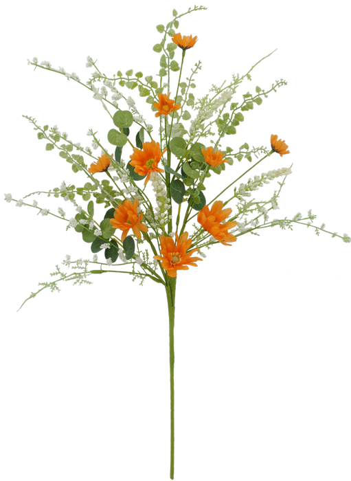 27" Mixed Daisy Spray Orange 40017-OR