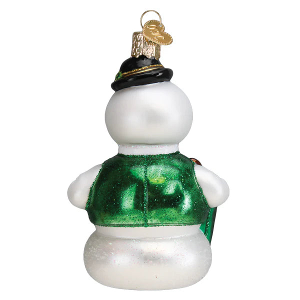 Sam the Snowman Ornament  Old World Christmas 44207