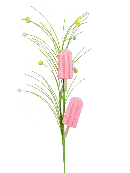 30" Pink Popsicle Spray 2 Stems 63397PK