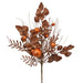 copper metallic ball leaf pick