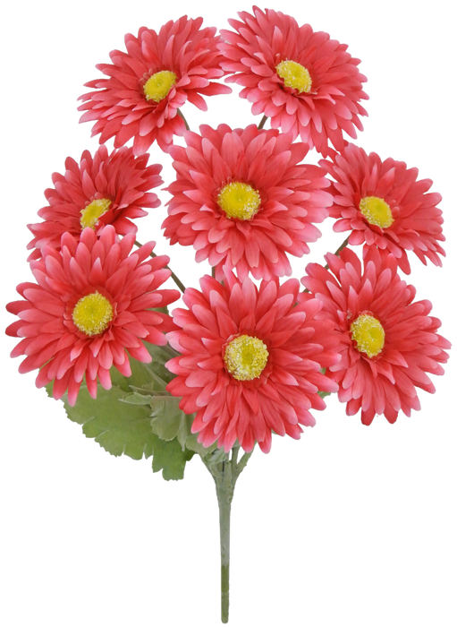 17" Gerbera Bush Pink 8 Stems 82495-BTY