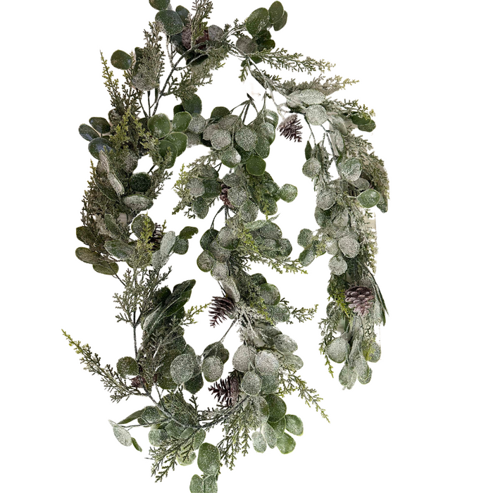 6Ft Eucalyptus and Cedar Garland 83665