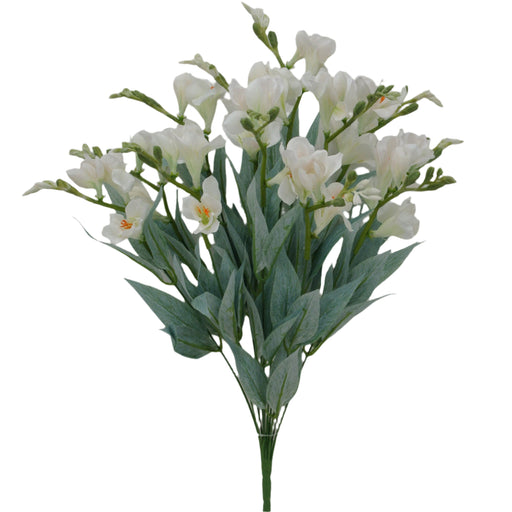 24" Freesia Bush Cream 12 Stems 84300-CR