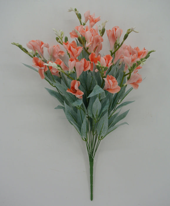 24" Freesia Bush Peach 12 Stems 84300-PH