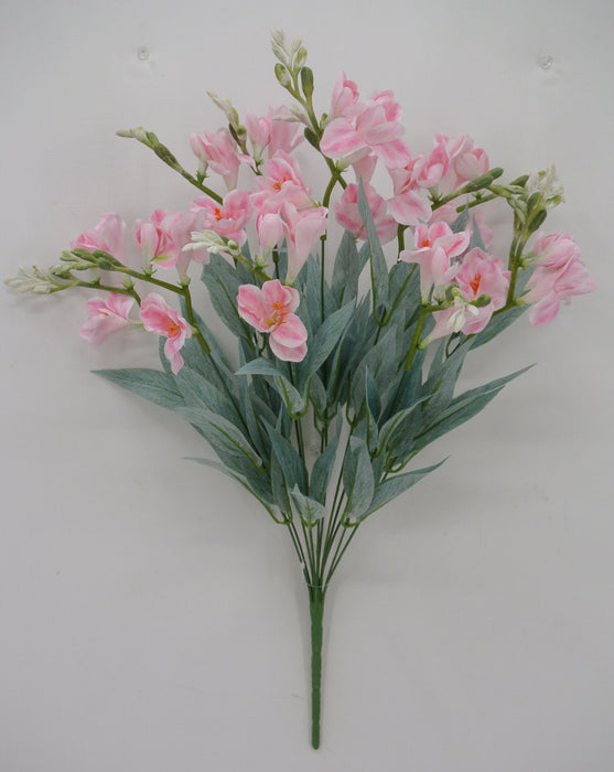 24" Freesia Bush Pink 12 Stems 84300-PK