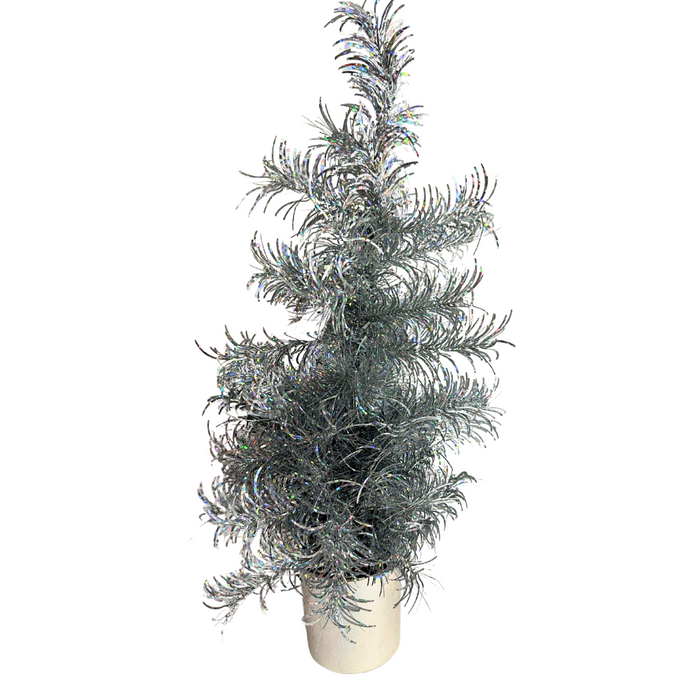 24 In Tinsel Tree 84578-Silver