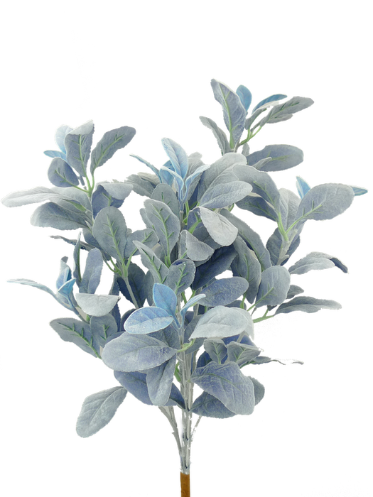 22" Blue Tone Lamb's Ear Bush  84933BL