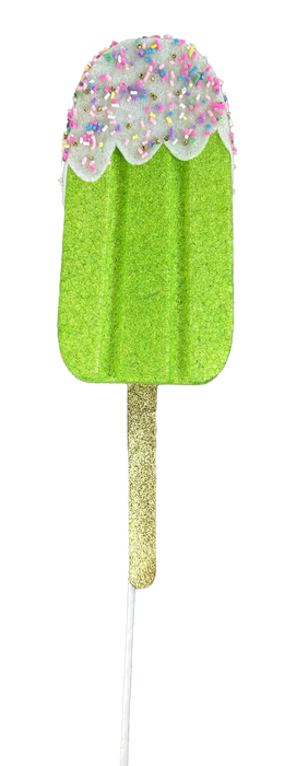 21" by 4" by 1.5" Green Sprinkle Popsicle Spray    86105GN