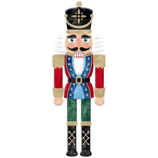 MD1081-metal-nutcracker-sign red blue green