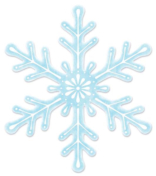 12" H by10.5"  Pale Blue/White Metal/Embossed Snowflake MD120072