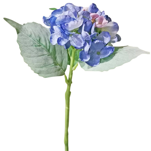 13" blue hydrangea spray PL136BLUE