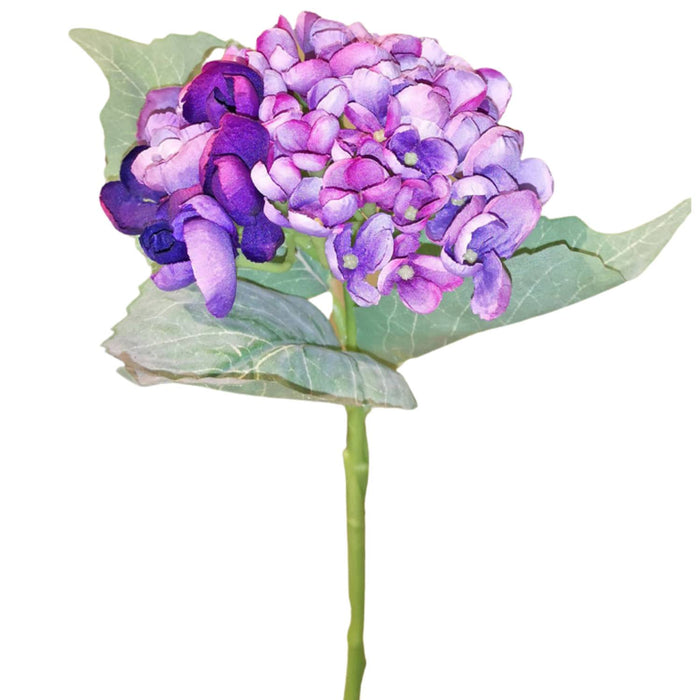 purple hydrangea spray PL136PUR