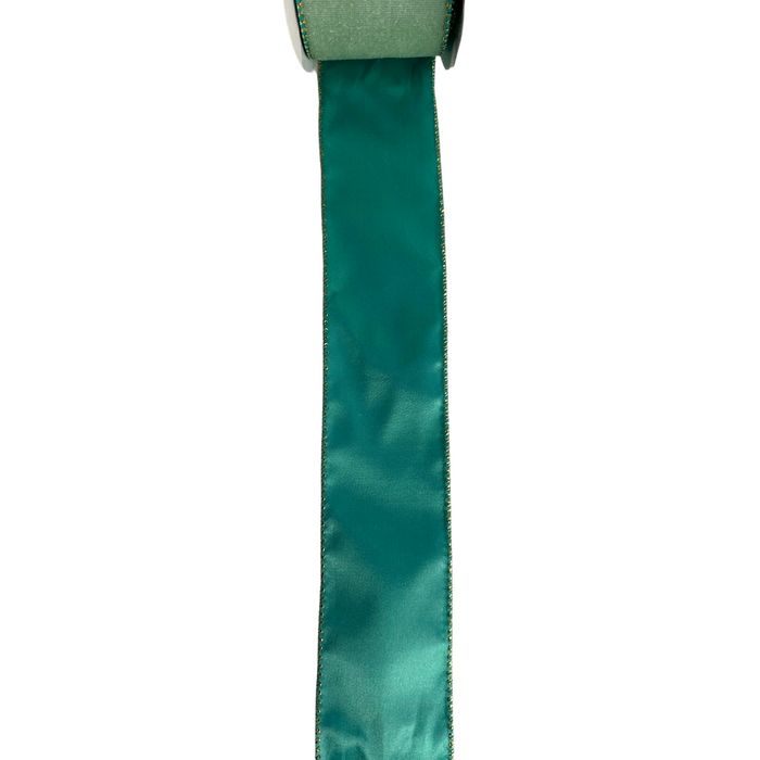 2.5" Mint Green Velvet with a Satin Back Ribbon R32939