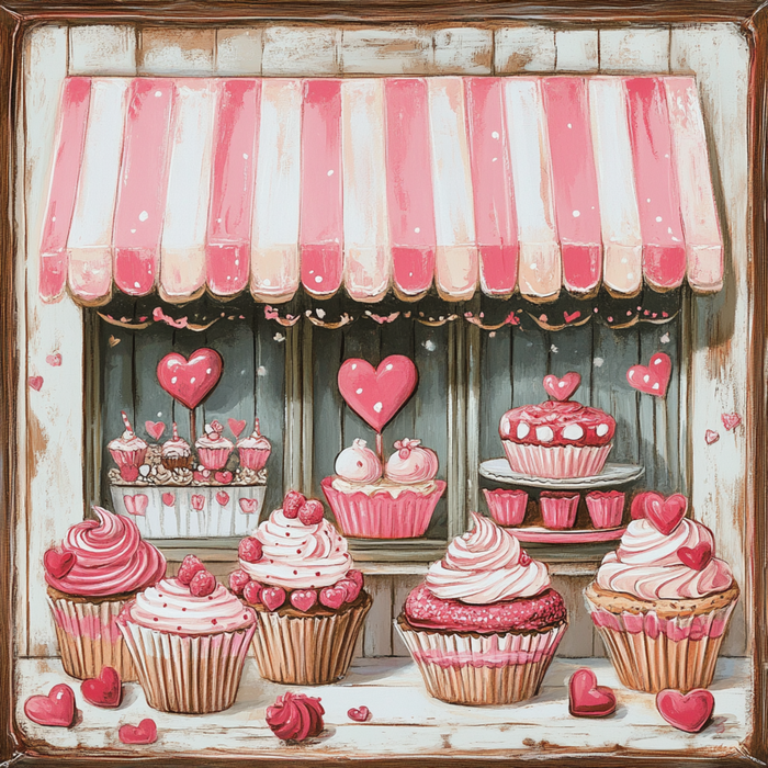 10" x 10" Valentine's Sweet Shop Sign TTE-123