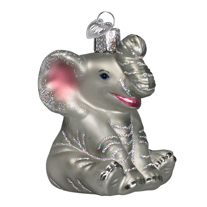 Little Elephant Ornament Old World Christmas Ornament 12157