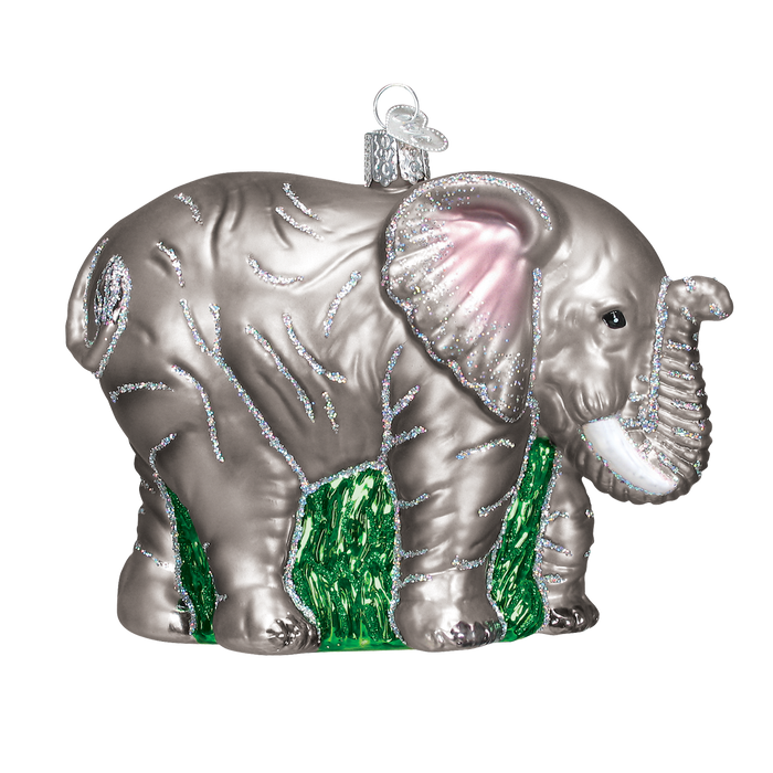 Large Elephant Ornament Old World Christmas Ornament 12159