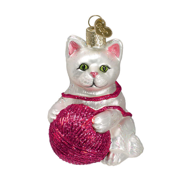 Playful Kitten 12170 Old World Christmas Ornament Assorted