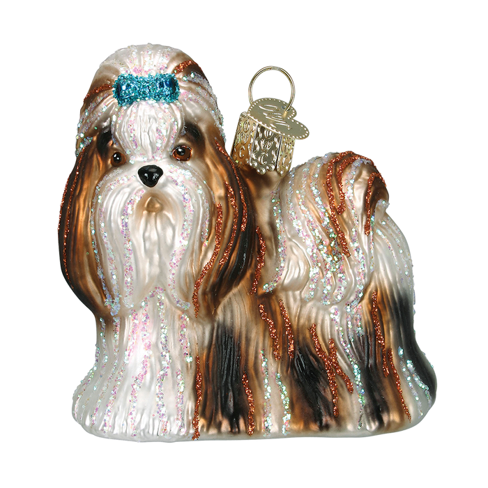 12172   Shih Tzu Ornament   Old World Christmas Ornament