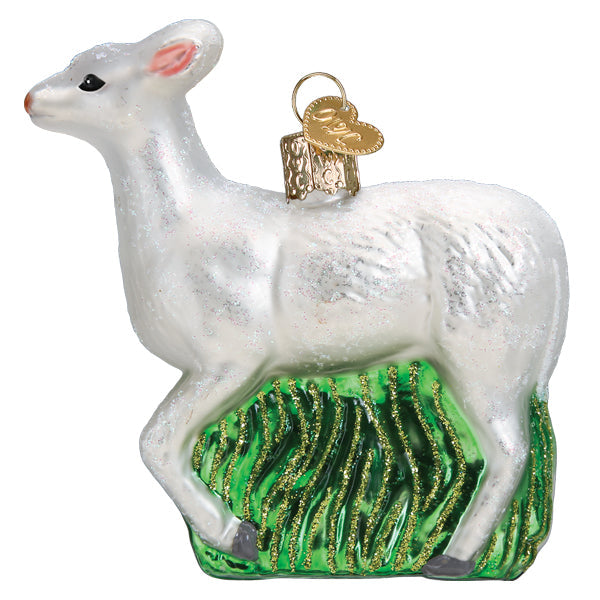 Seneca White Deer Ornament  Old World Christmas  12605