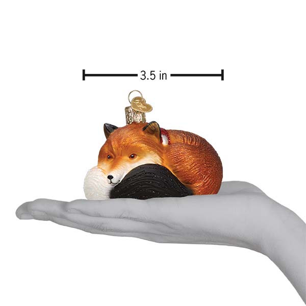 Cozy Fox Ornament  Old World Christmas  12634