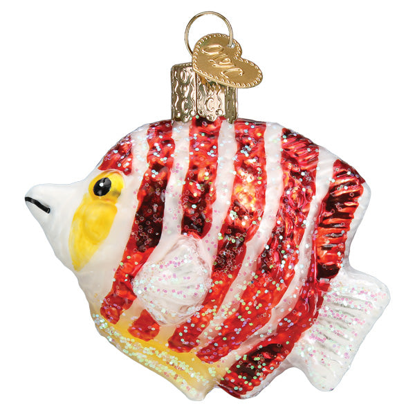 Peppermint Angelfish Ornament  Old World Christmas  12635