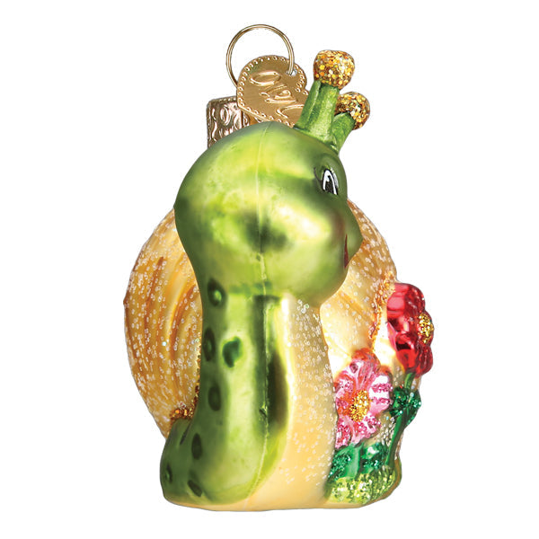 Smiley Snail Ornament  Old World Christmas  12644