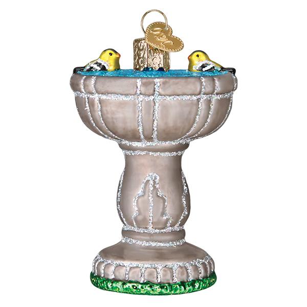 Birdbath Old World Christmas Ornament 16131