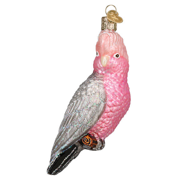 Rose-breasted Cockatoo Ornament  Old World Christmas  16146