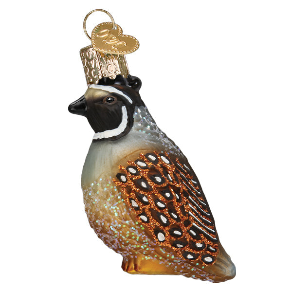 Quail Ornament  Old World Christmas  16147