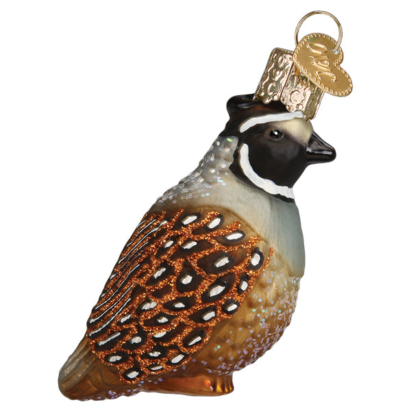 Quail Ornament  Old World Christmas  16147