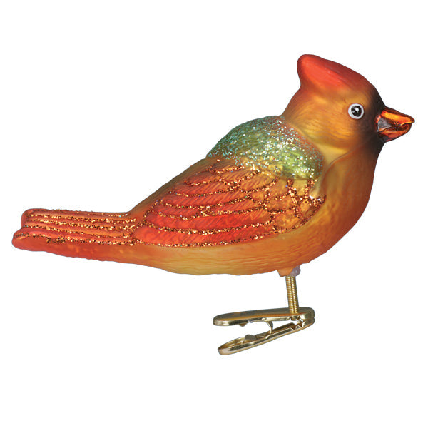 Gentle Cardinal Ornament  Old World Christmas  18140